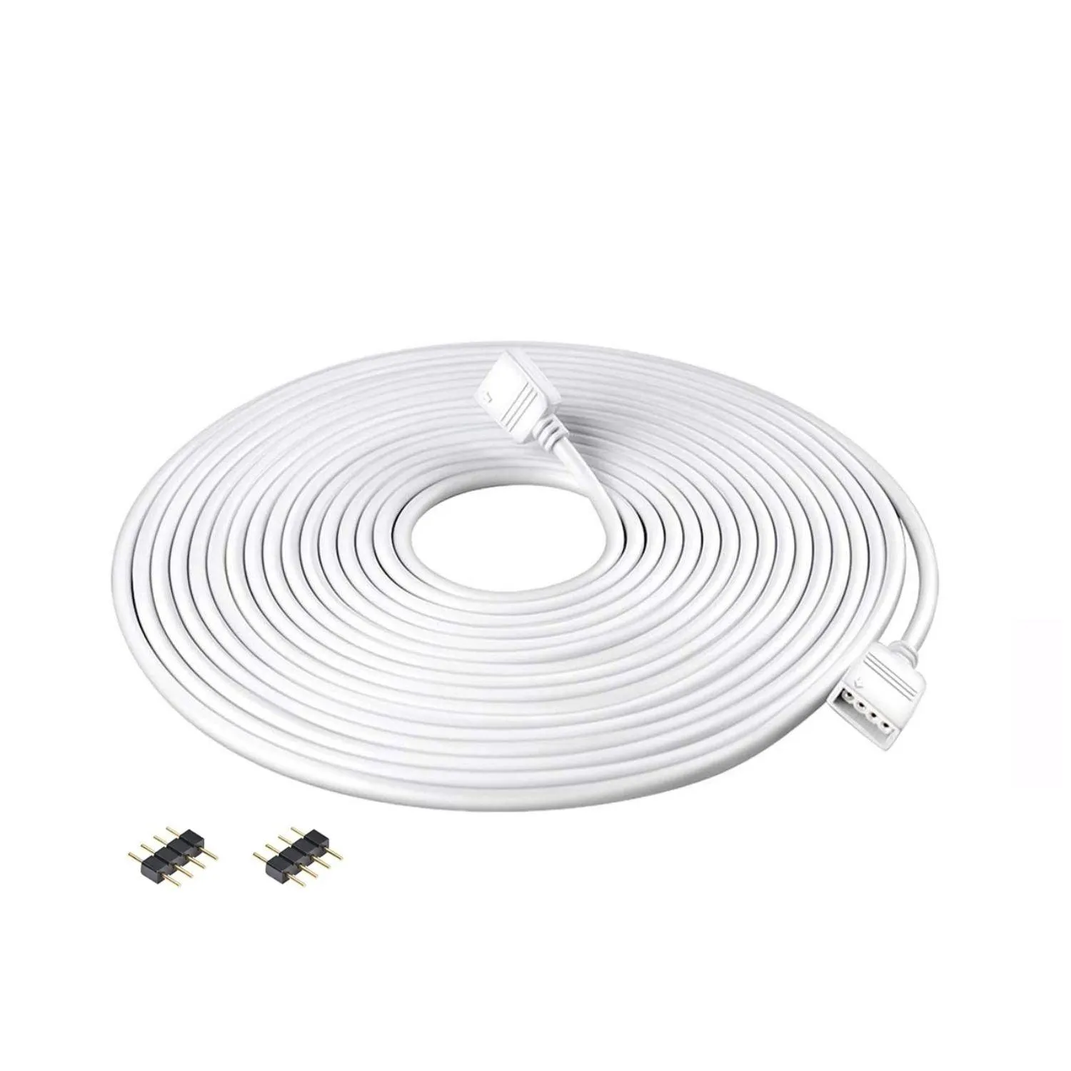 1 Metre DC 12V/24V RGB LED Strip 4 Pin Soldless Connector Cables 5050 3528