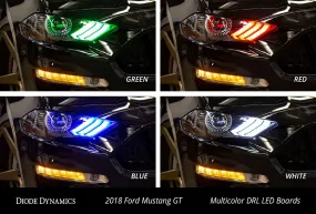 2018 Ford Mustang RGBW DRL LED Boards USDM/EU