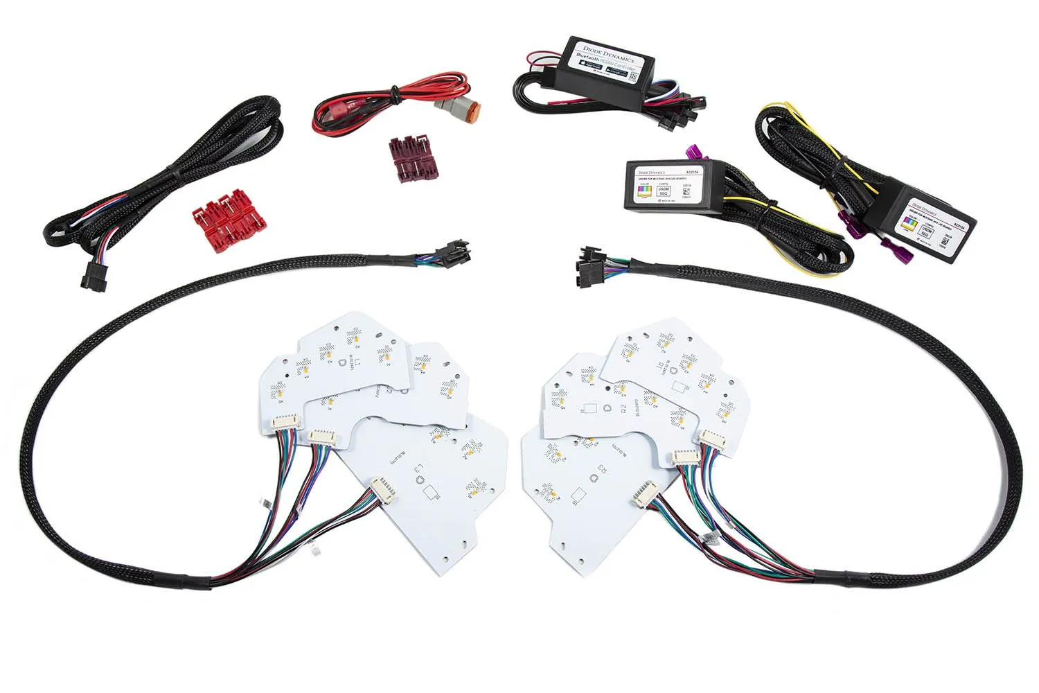 2018 Ford Mustang RGBW DRL LED Boards USDM/EU