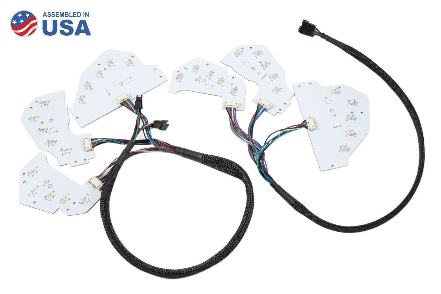 2018 Ford Mustang RGBW DRL LED Boards USDM/EU
