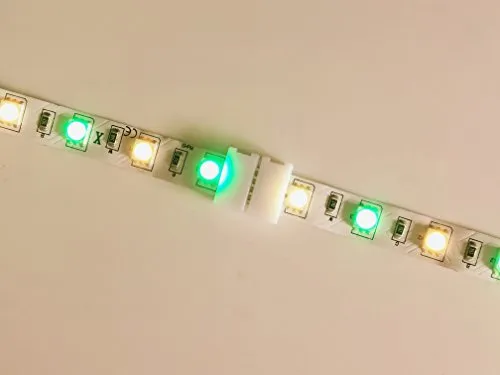 20pcs 5Pin 12MM RGBw 5050 LED Light Strip Solderless Connector Adapter for 5050SMD Non-Waterproof RGBW LED Strip (20 Pcs RGBW Connectors)