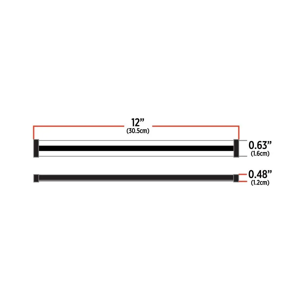 24" Glow Series Strip Light - Side Shine - Green