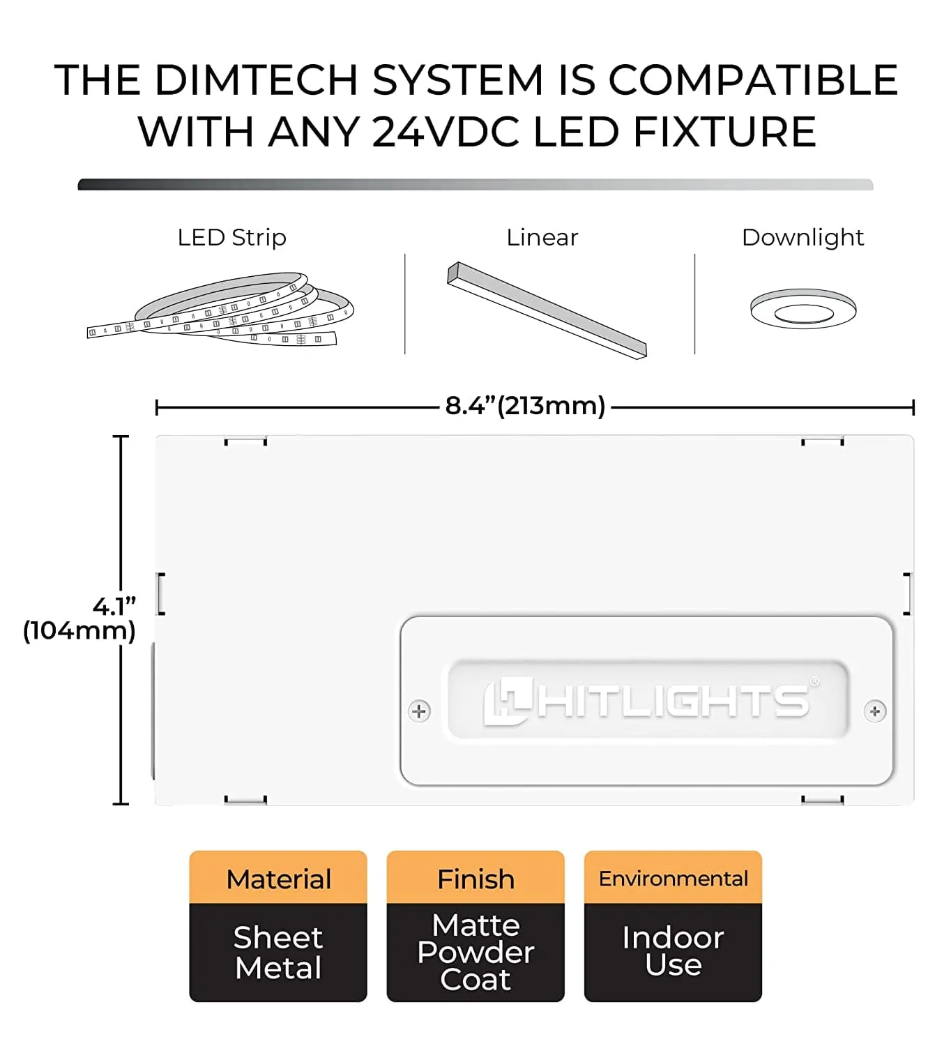 24V/90W RF Dimmable UL Listed LED Driver