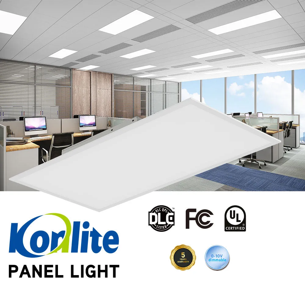 2x2 LED Panel Light - Selectable Wattage and CCT - 5000 Lumens - Dimmable - Pack of 4
