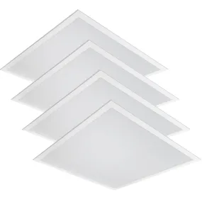 2x2 LED Panel Light - Selectable Wattage and CCT - 5000 Lumens - Dimmable - Pack of 4