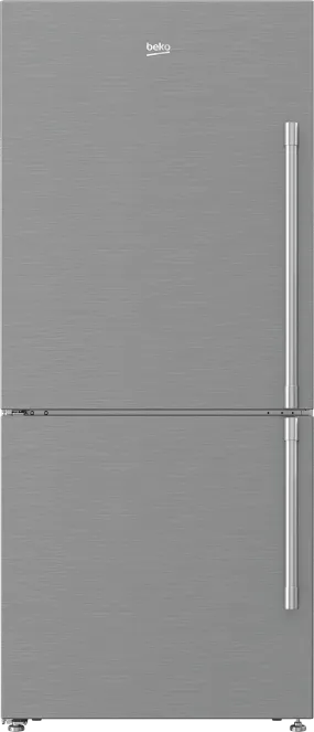 30" Freezer Bottom Stainless Steel Refrigerator with Auto Ice Maker (Left Hinge)