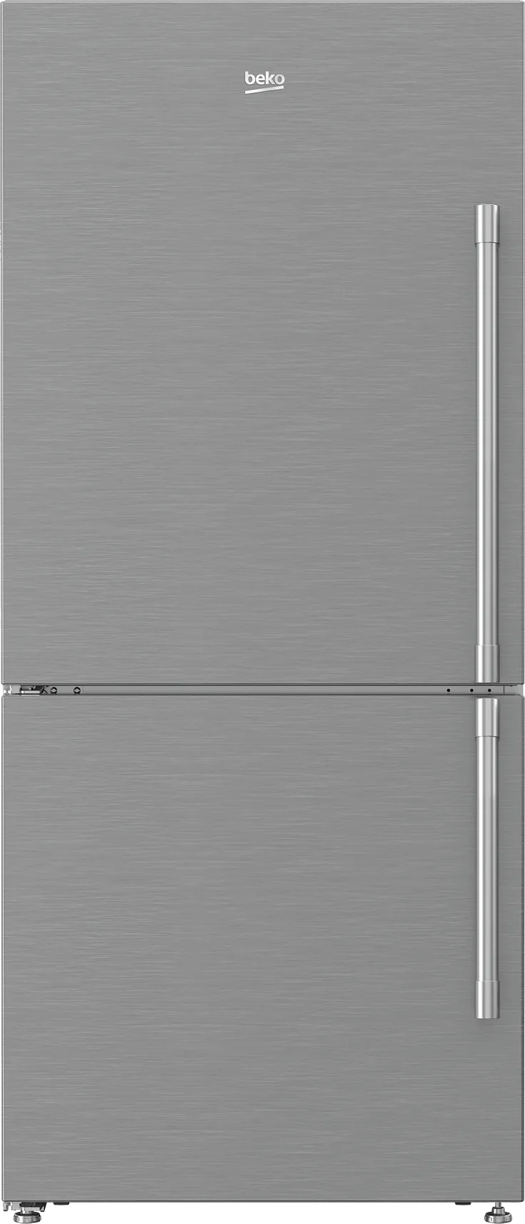 30" Freezer Bottom Stainless Steel Refrigerator with Auto Ice Maker (Left Hinge)