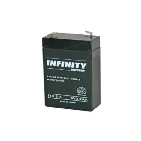 6 Volt - 3.2Ah Rechargeable SLA Battery (BT-6V3.2)