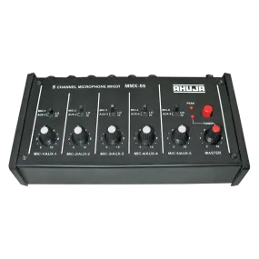 Ahuja Mixer Audio 5 CH 5Mono Input - MMX55
