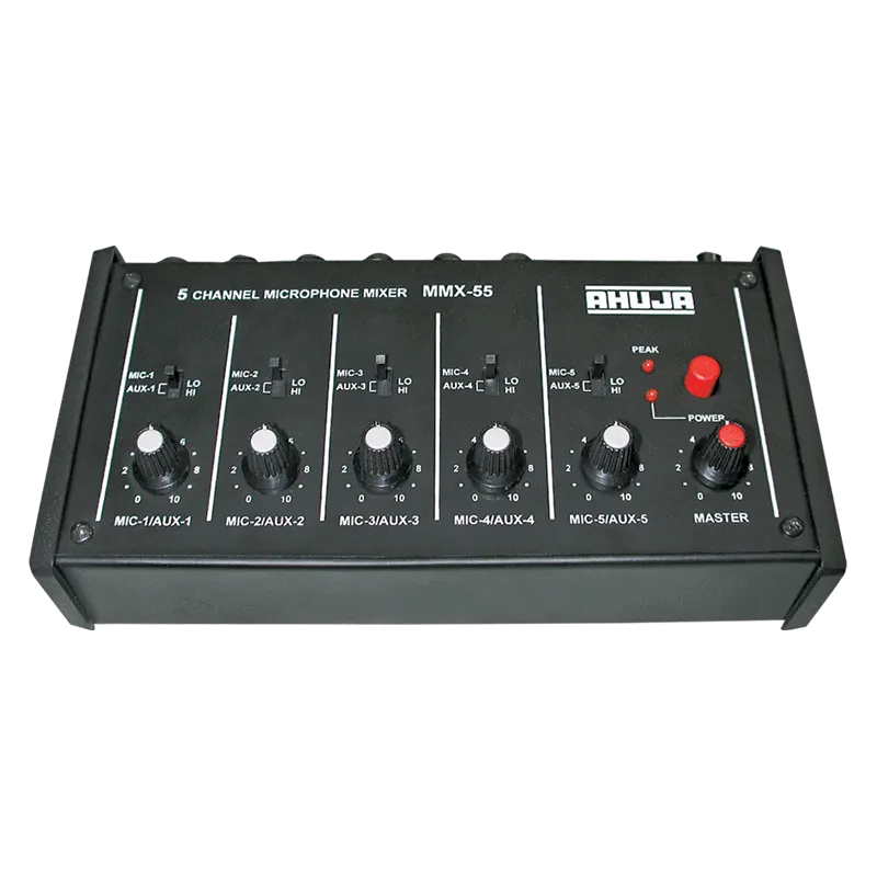 Ahuja Mixer Audio 5 CH 5Mono Input - MMX55