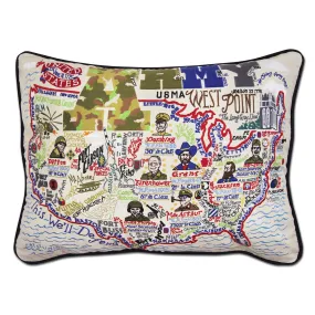 Army XL Hand-Embroidered Pillow