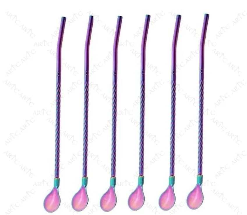 ARTC STAINLESS STEEL DRINKING SPOON STRAW