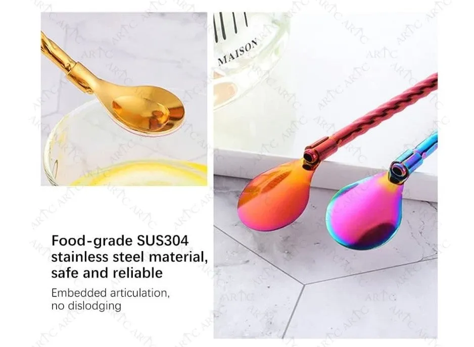 ARTC STAINLESS STEEL DRINKING SPOON STRAW