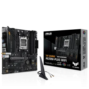 ASUS TUF GAMING A620M-PLUS WIFI DDR5,Socket AM5 mATX Motherboard