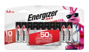 BATTERY ALKALINE MAX 16PACK/AA :CD 16: QUANTITY: 1