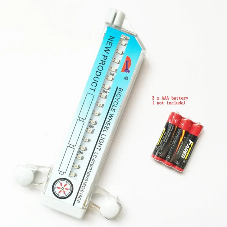 Bike Cycling Bicycle Tire Valve 32 Led Flash Spoke Wheel Light(32LEDs)