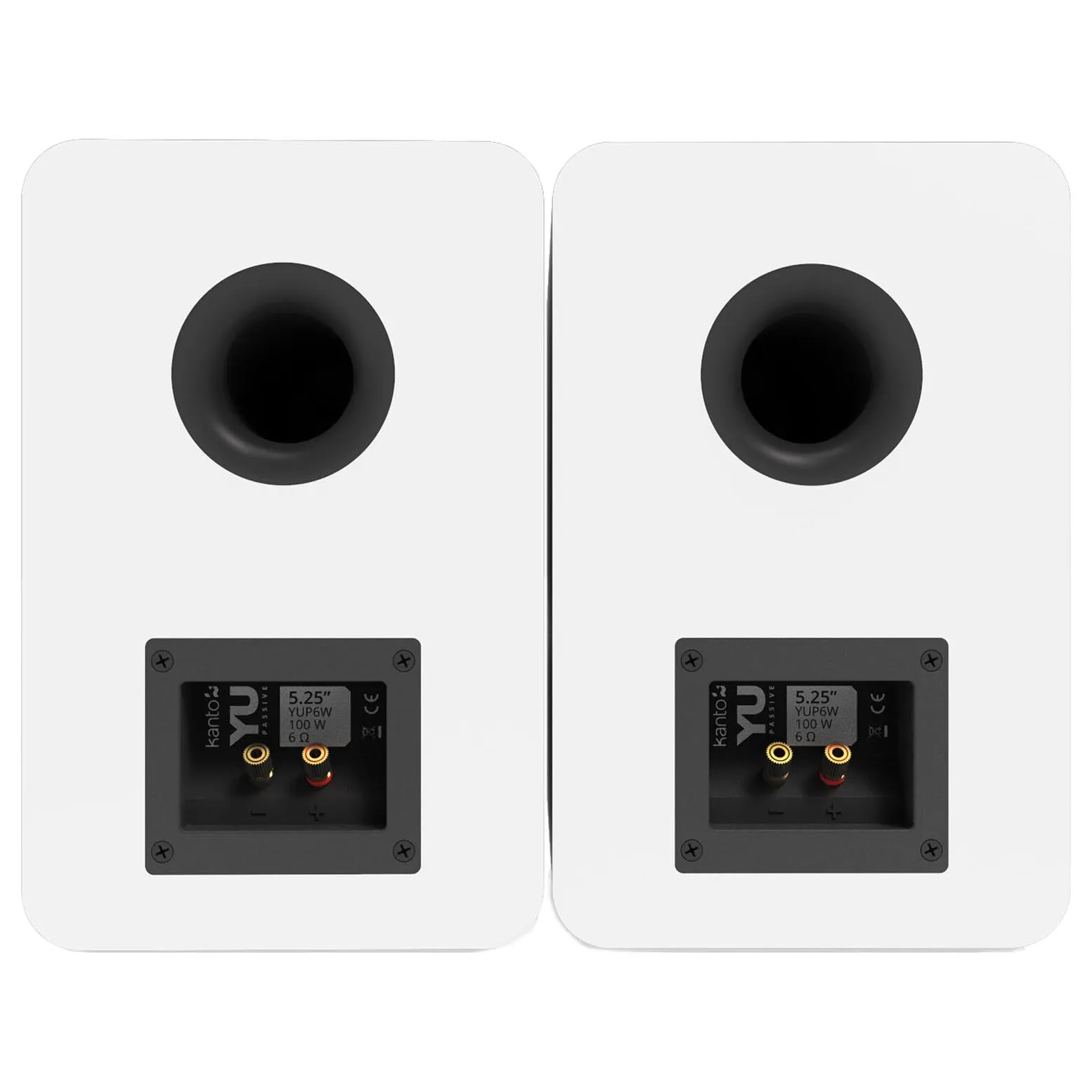 Bookshelf speakers Kanto Living YUP6, 2 pcs, matte white