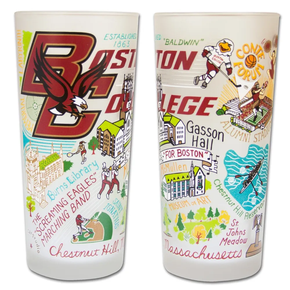 BOSTON COLLEGE GLASS BY CATSTUDIO
