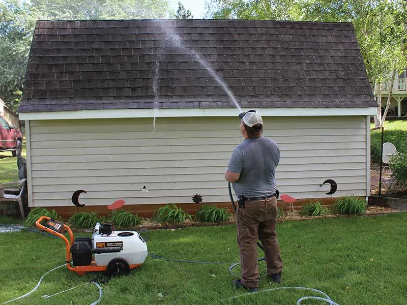 Brave Soft Wash and Disinfectant Cleaning System w/ 4.0 GPM Bleach Pump (BRSW1040E)