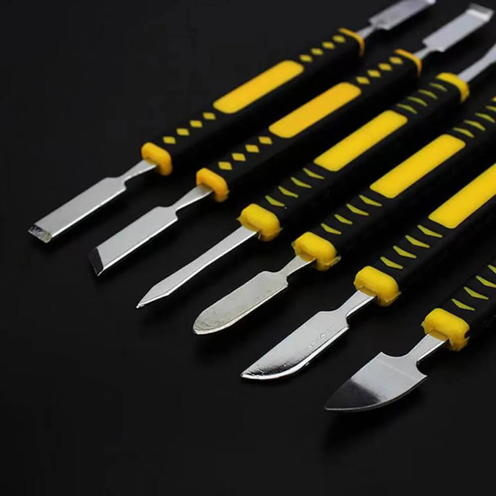 Carbon Steel Metal Crowbars, 6pcs
