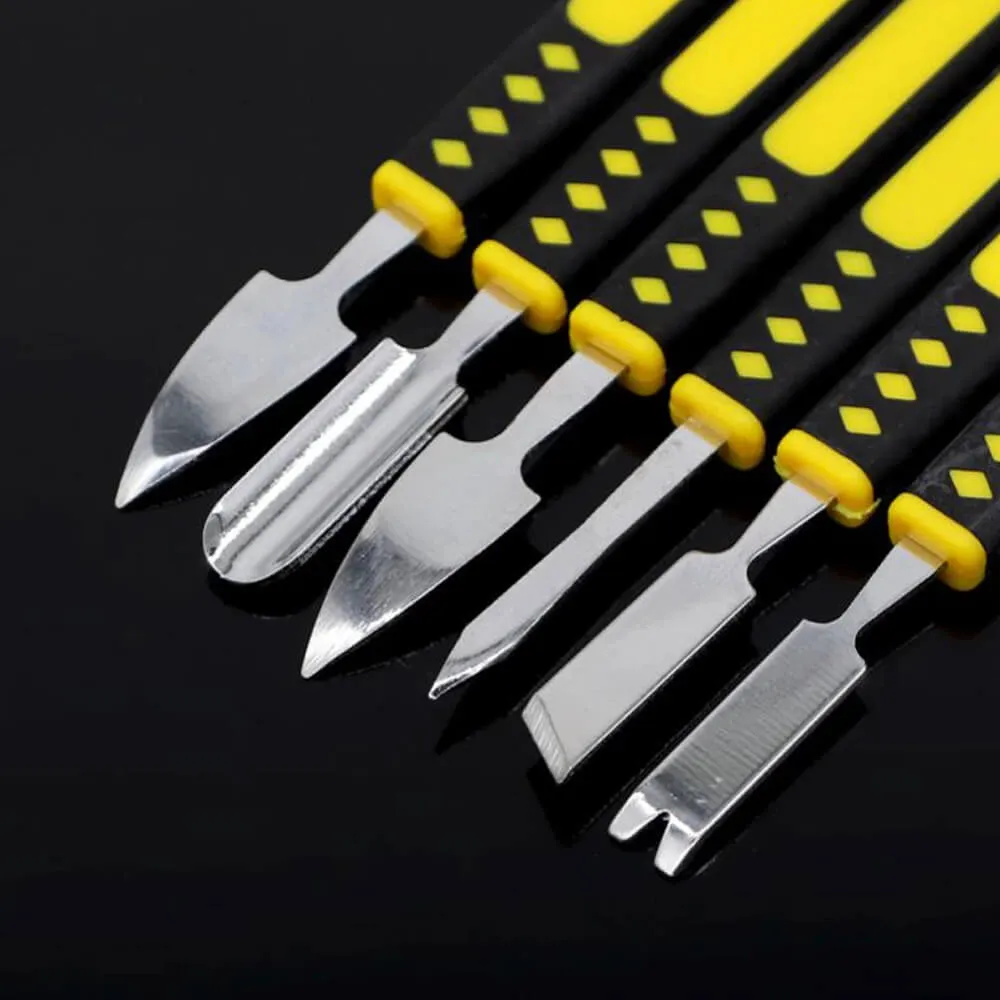 Carbon Steel Metal Crowbars, 6pcs