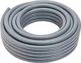 Carlon Carflex 15007-100 Conduit, 3/4 in, 100 ft L, PVC, Gray :COIL: QUANTITY: 1