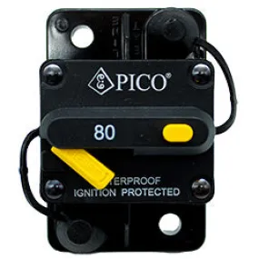 Circuit Breaker Pico 80A Type III Circuit Breaker Surface Mount 10 pcs