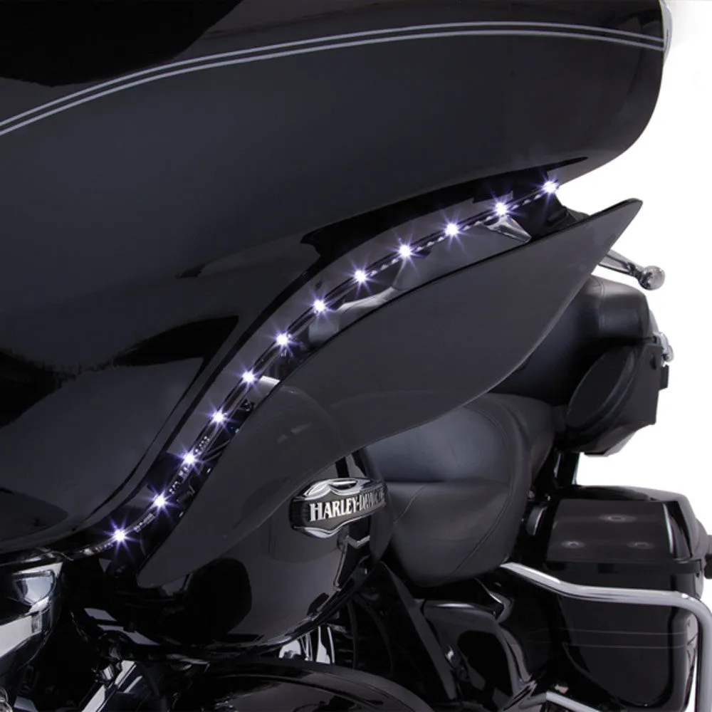 Ciro Bat Blades LED Turn Lights-Harley Batwing Fairing