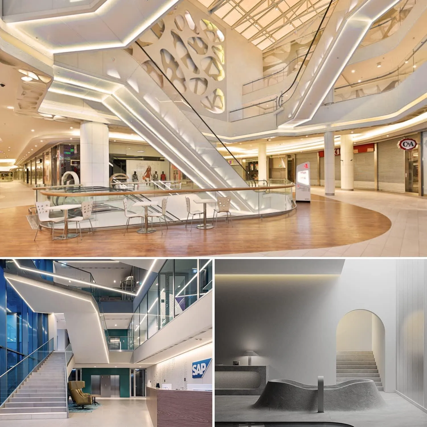 COB LED Strip Lights 65.6ft/20m, 4000K White, DC48V, CRI90 