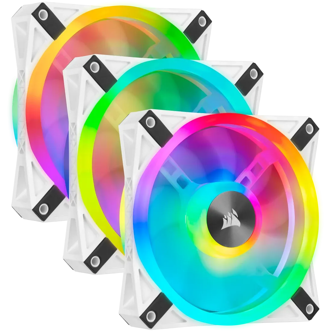 Corsair QL120 | 120mm RGB 3 Pack Fan (White)