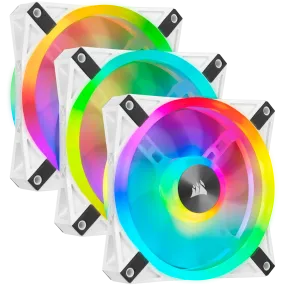 Corsair QL120 | 120mm RGB 3 Pack Fan (White)