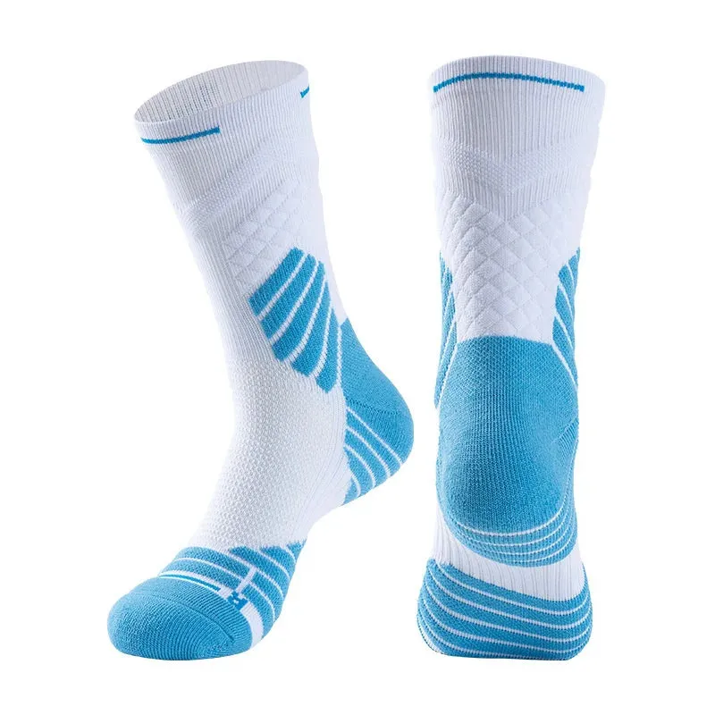 Crossborder Supply Breathable Sports Running Men Sock Women 2023 Compression Riding Cycling Knee high Basketball Biking Hockey S