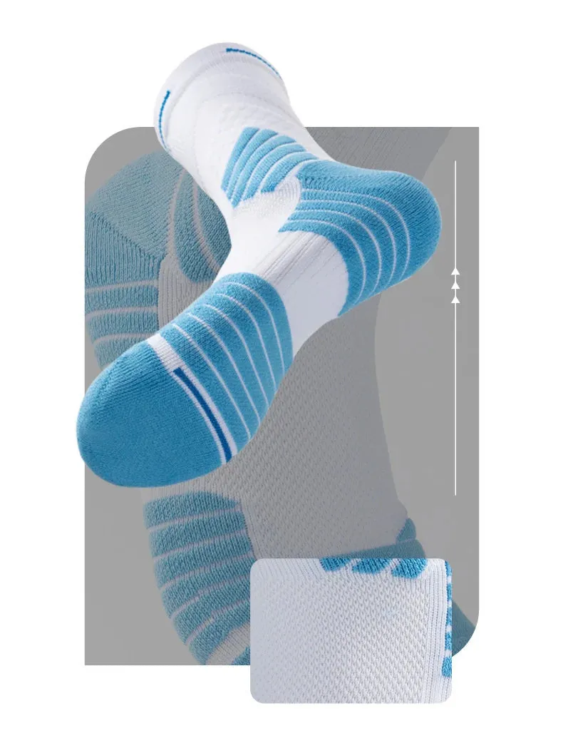 Crossborder Supply Breathable Sports Running Men Sock Women 2023 Compression Riding Cycling Knee high Basketball Biking Hockey S