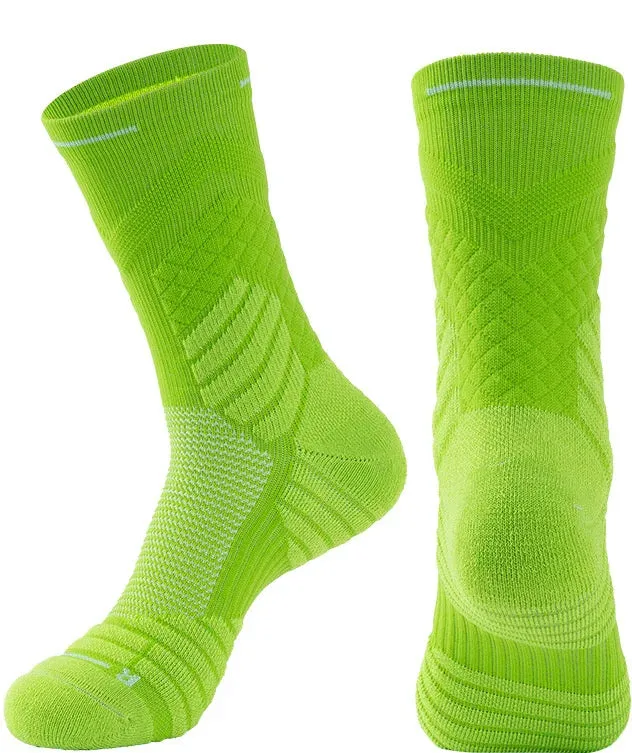 Crossborder Supply Breathable Sports Running Men Sock Women 2023 Compression Riding Cycling Knee high Basketball Biking Hockey S