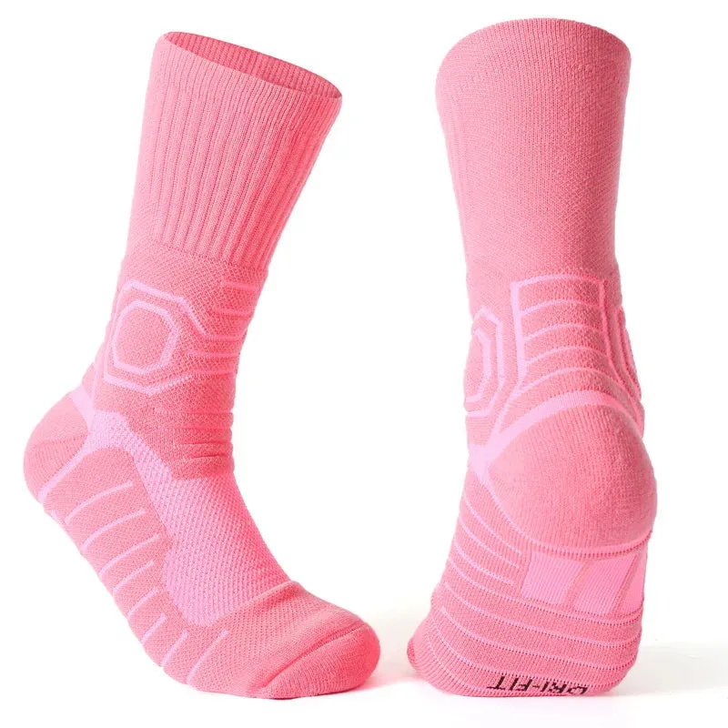 Crossborder Supply Breathable Sports Running Men Sock Women 2023 Compression Riding Cycling Knee high Basketball Biking Hockey S