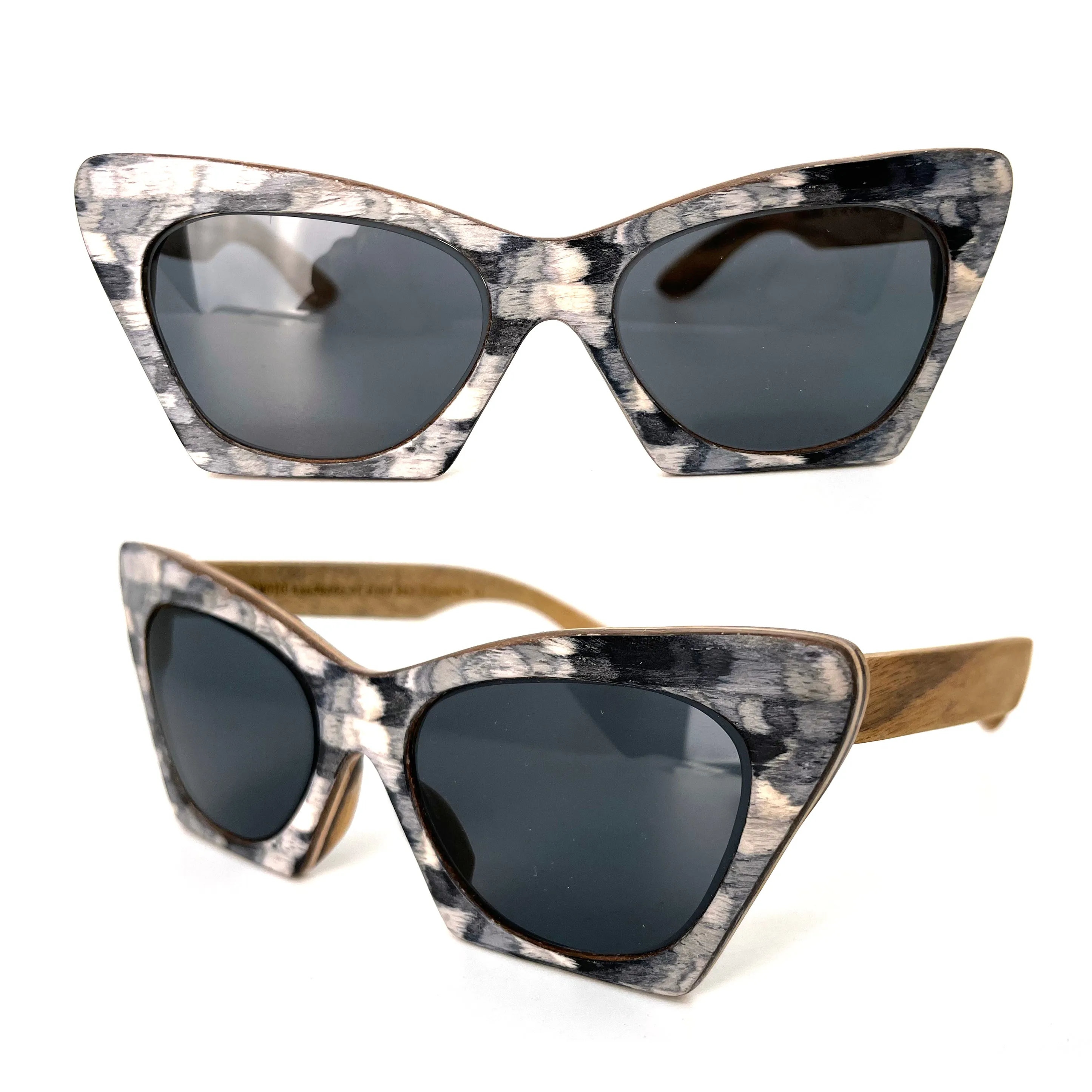 custom multicolor color wood glasses
