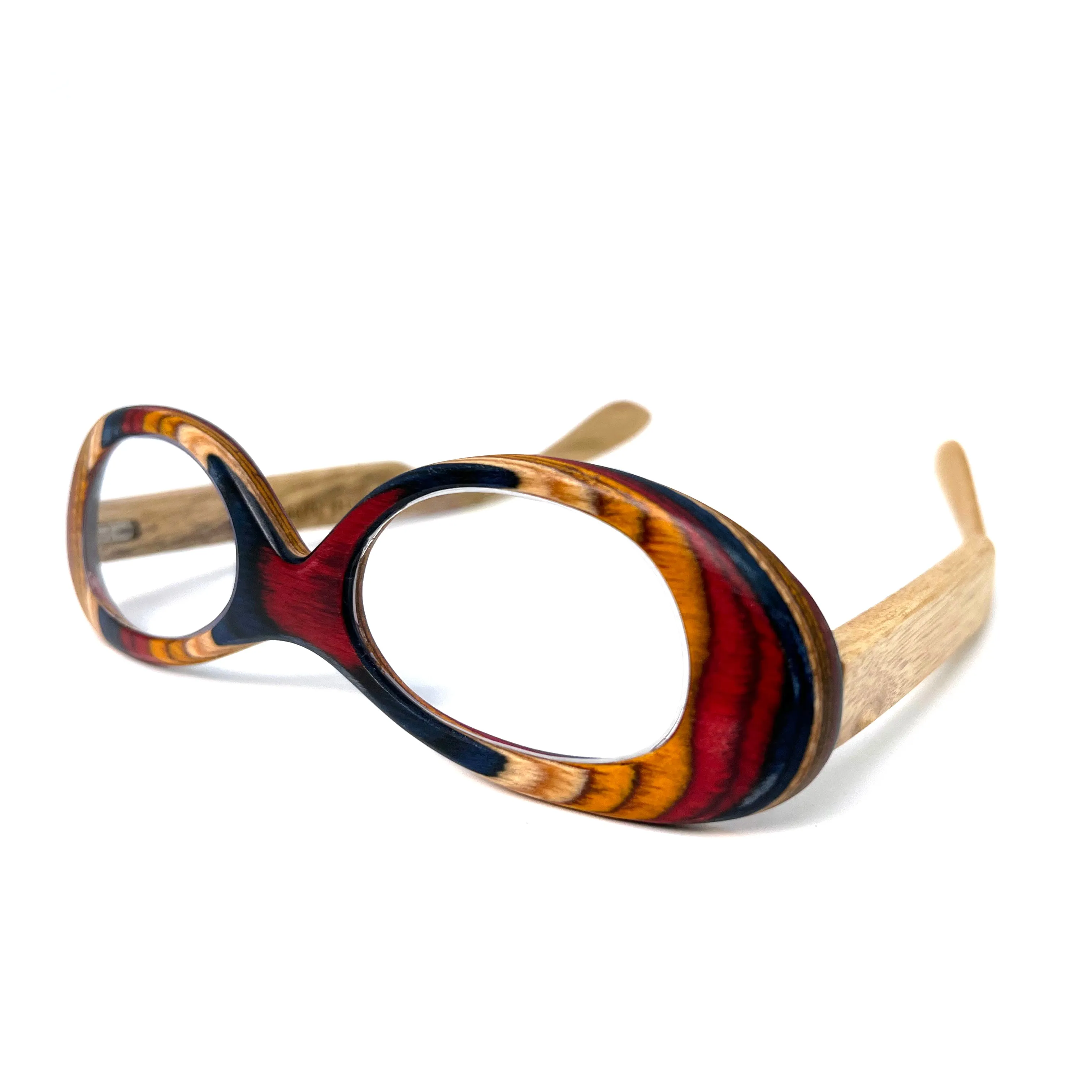 custom multicolor wood & bamboo