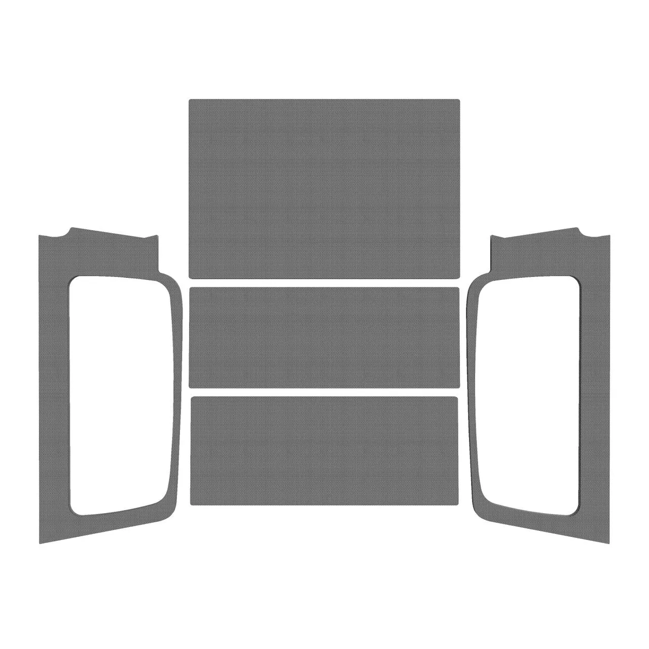 DEI 50603 Gray Original Finish Complete Kit for JEEP Wrangler LJ 2004-2006