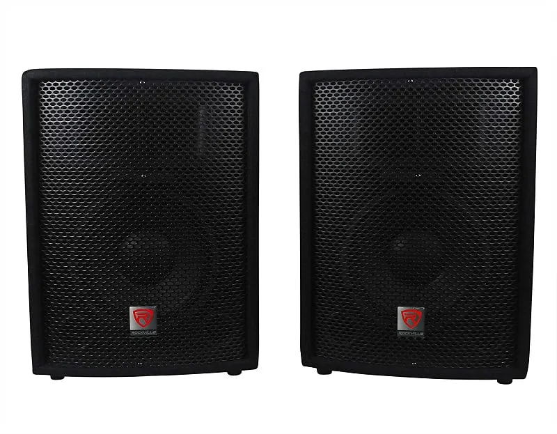 DJ Pack 10" Speakers   Bluetooth Mixer   Microphones   Tripod   Totem Stands   Facade   Lighting Rockville RPG2X10 (2) RTP32W RFAAW PACK