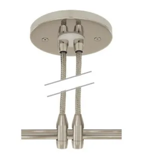 Dual Feed Remote Canopy 4"  in Satin Nickel Finish by Stone Lighting