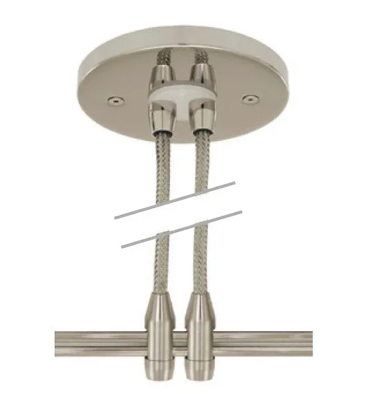 Dual Feed Remote Canopy 4"  in Satin Nickel Finish by Stone Lighting
