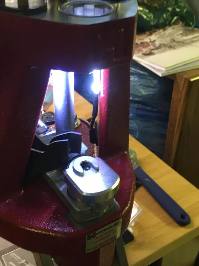 Dual LED lighting kit for the Hornady IRON press