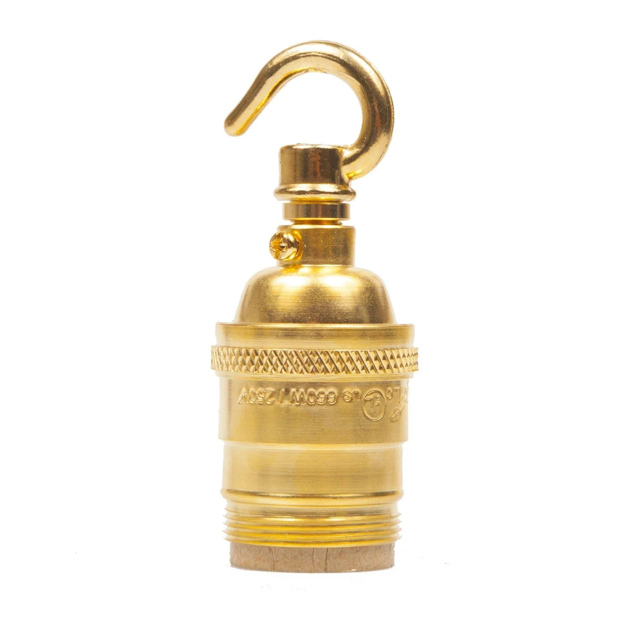 E26 UL Plain Skirt Lampholder with hook (USA ONLY) - All Colours