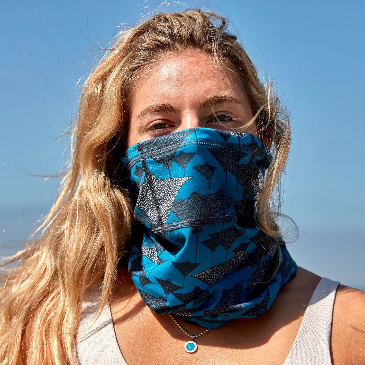 Eagle Ray Recycled Plastic Face & Sun Mask   2 Filters