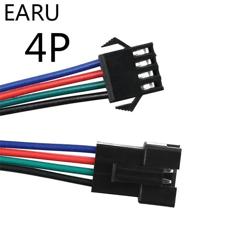 EARU- 10Pairs 15cm JST SM 2P 3P 4P 5P 6P Plug Socket| Male to Female