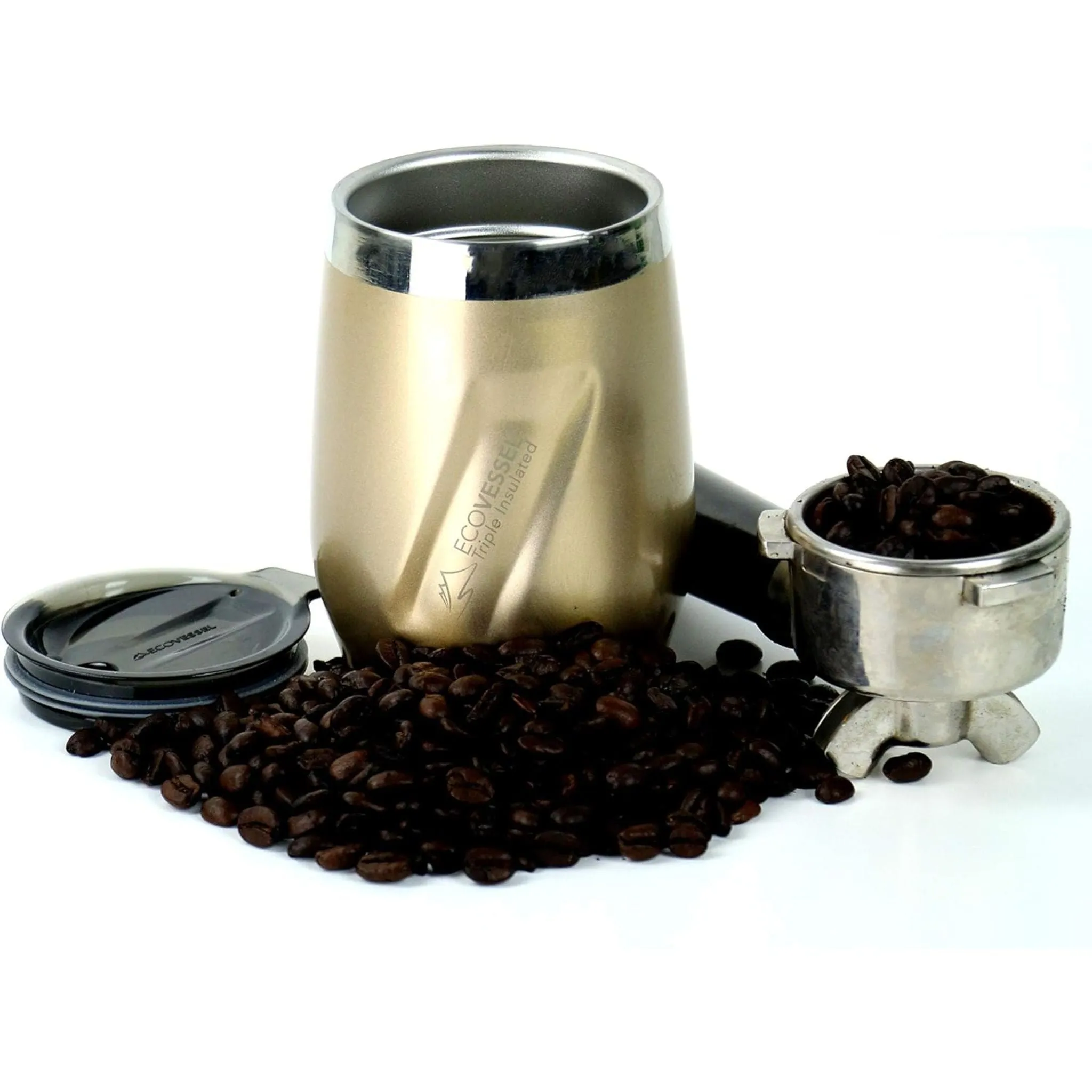 EcoVessel PORT Tumbler, For Coffee  and Drinks On The Go, 295ml