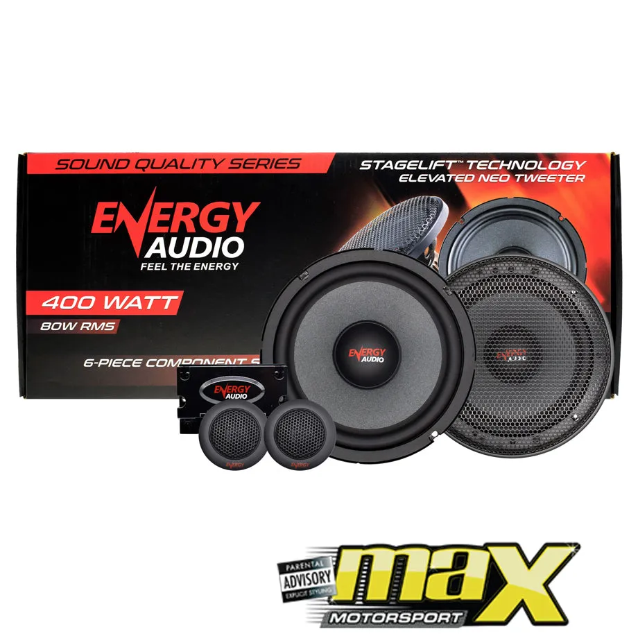 Energy Audio 6.5" Split Audio Component System (400W)