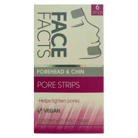 Face Facts Forehead & Chin Pore Strips 6 Strips - Case of 12