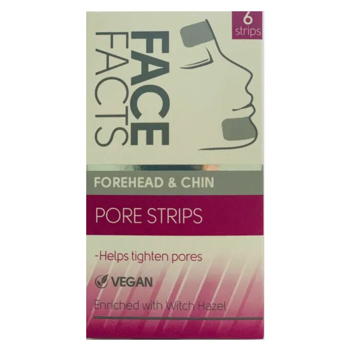 Face Facts Forehead & Chin Pore Strips 6 Strips - Case of 12