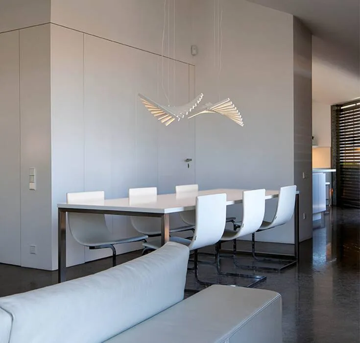 Fish bone chandelier